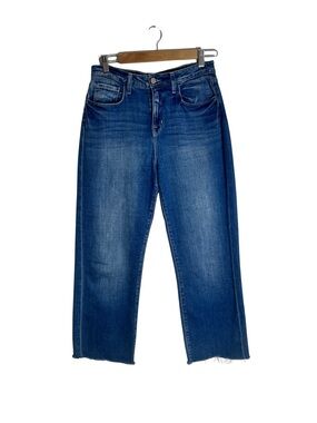 L'AGENCE Blue Denim, Wanda High Rise Wide Leg, Size 28